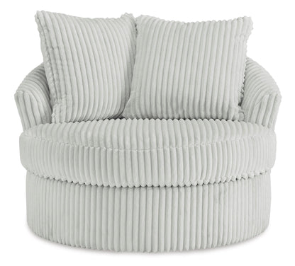 GRAMWELL OVERSIZED SWIVEL ACCENT CHAIR