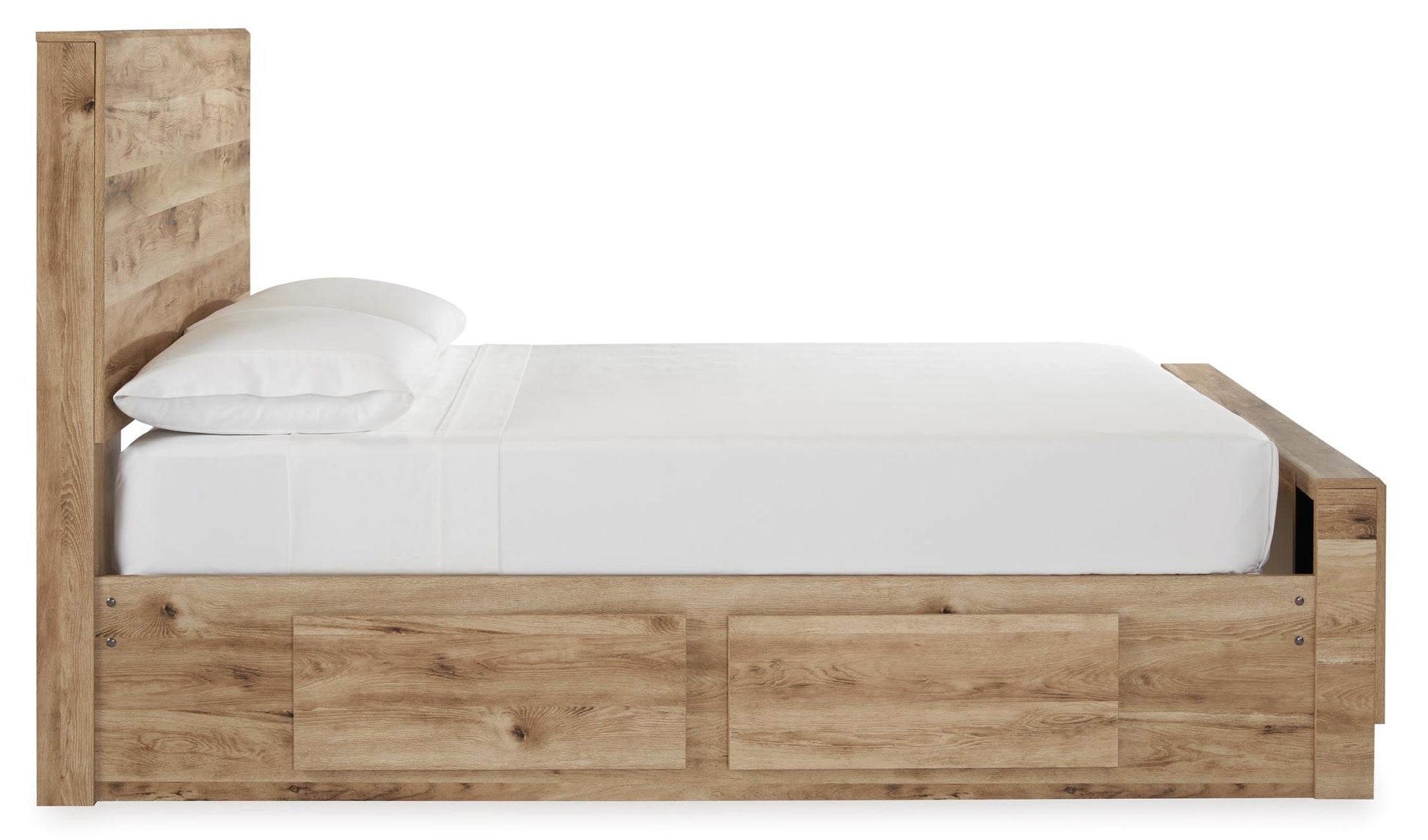 Hyanna Full Panel Bed With 1 Side Storage