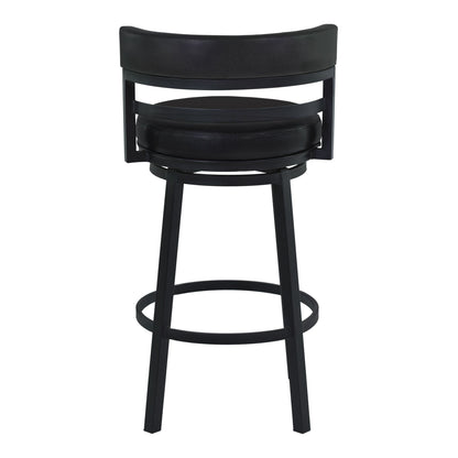 Titana 30" Bar Height Metal Swivel Barstool