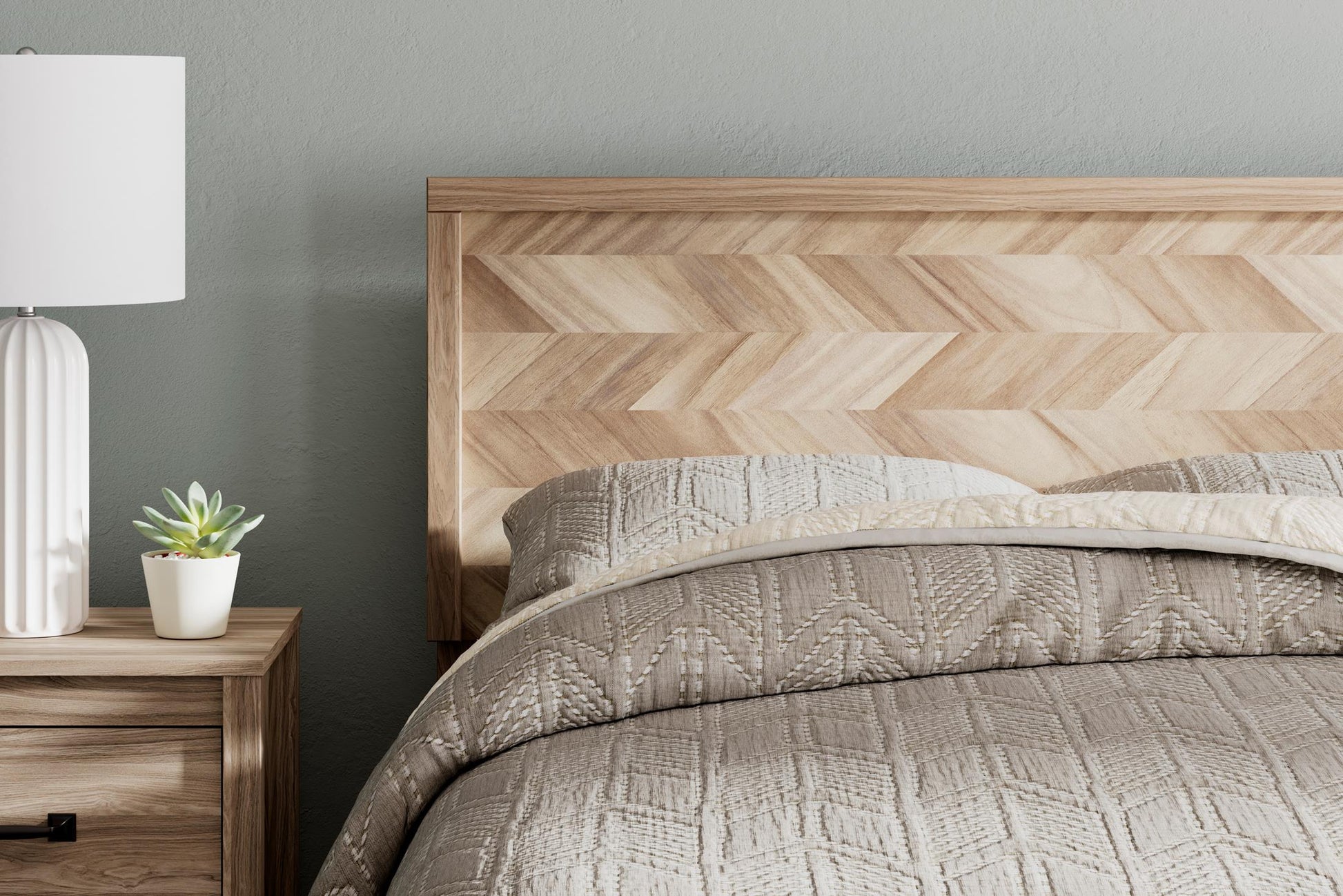 Battelle Full Panel Headboard