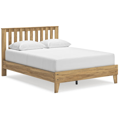 Bermacy Queen Platform Panel Bed