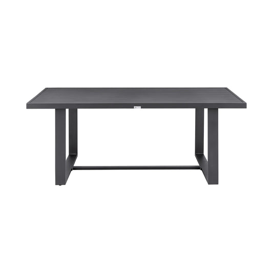 Argiope Outdoor Patio Dining Table in Aluminum