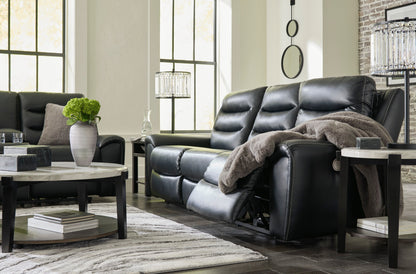 PWR REC SOFA WITH ADJ HEADREST