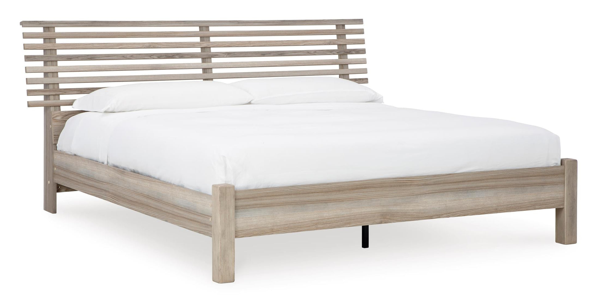 Hasbrick Queen Slat Panel Bed