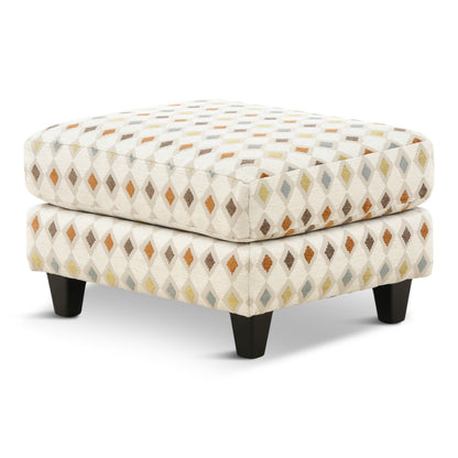 Ginger Accent Ottoman