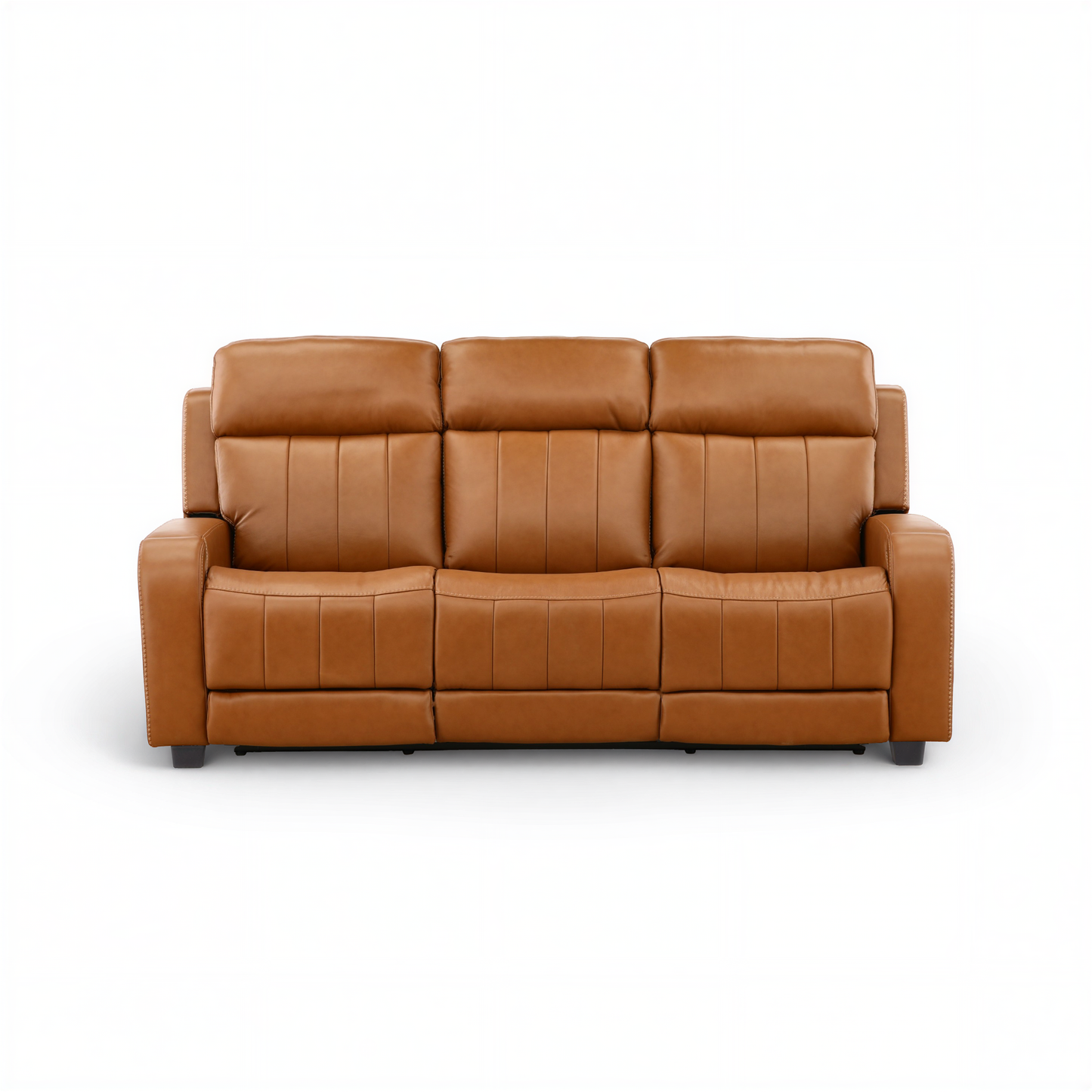 Hampton Leather Home Theater Sofa