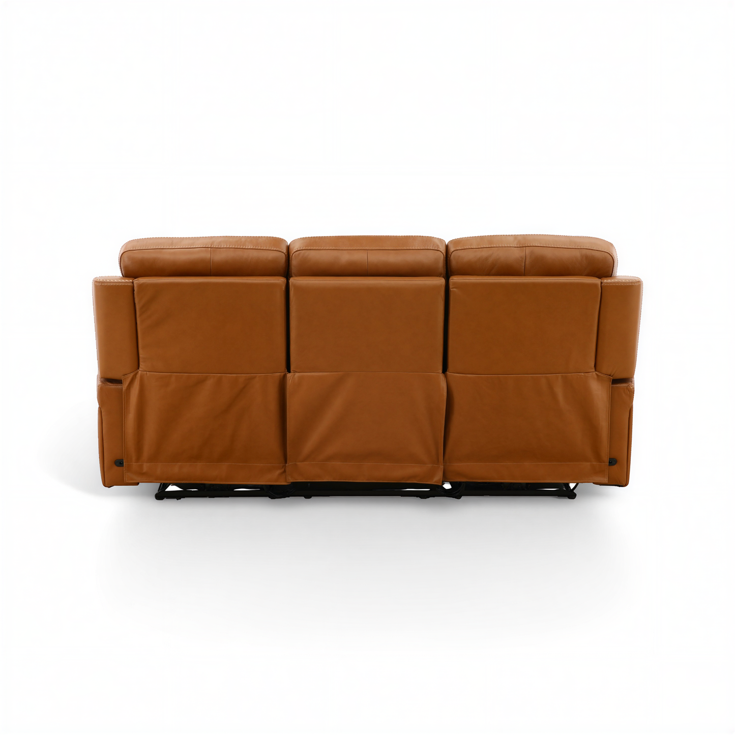 Hampton Leather Home Theater Sofa