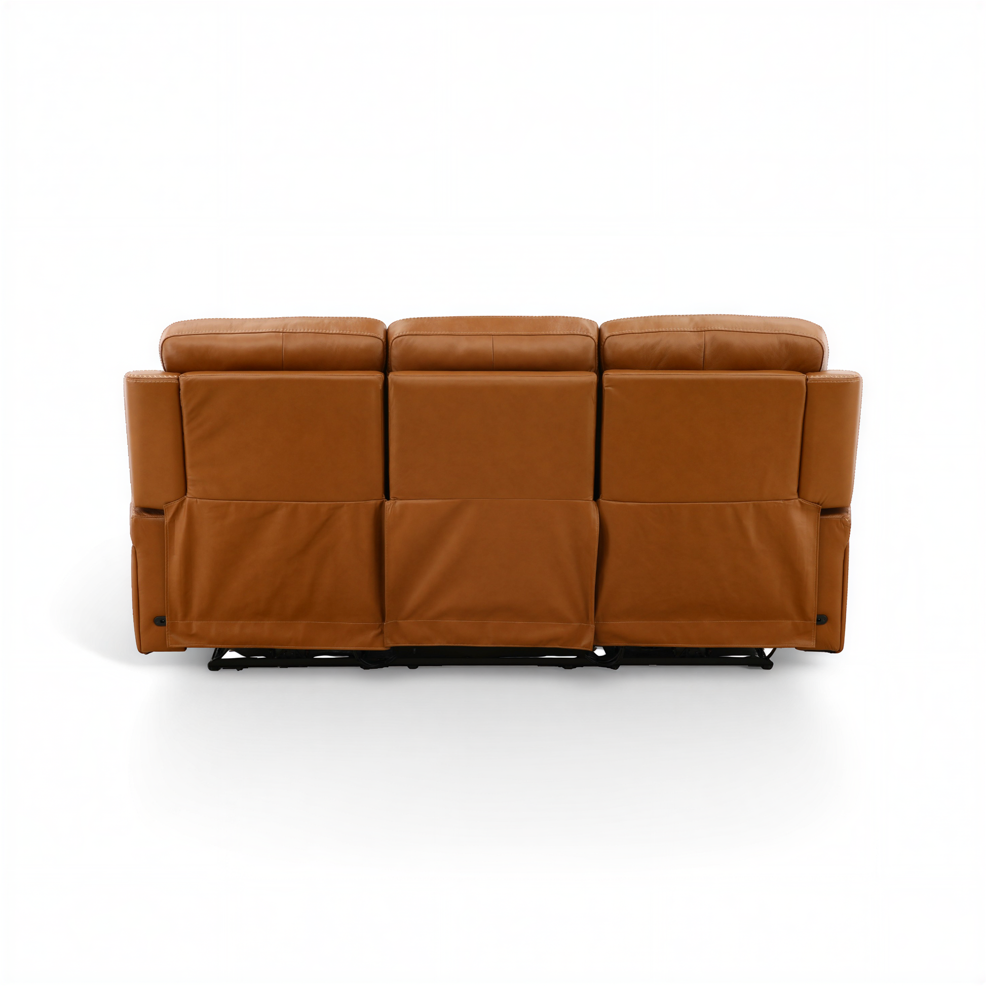 Hampton Leather Home Theater Sofa