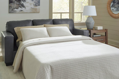 Bolsena Queen Leather Sofa Sleeper Admiral