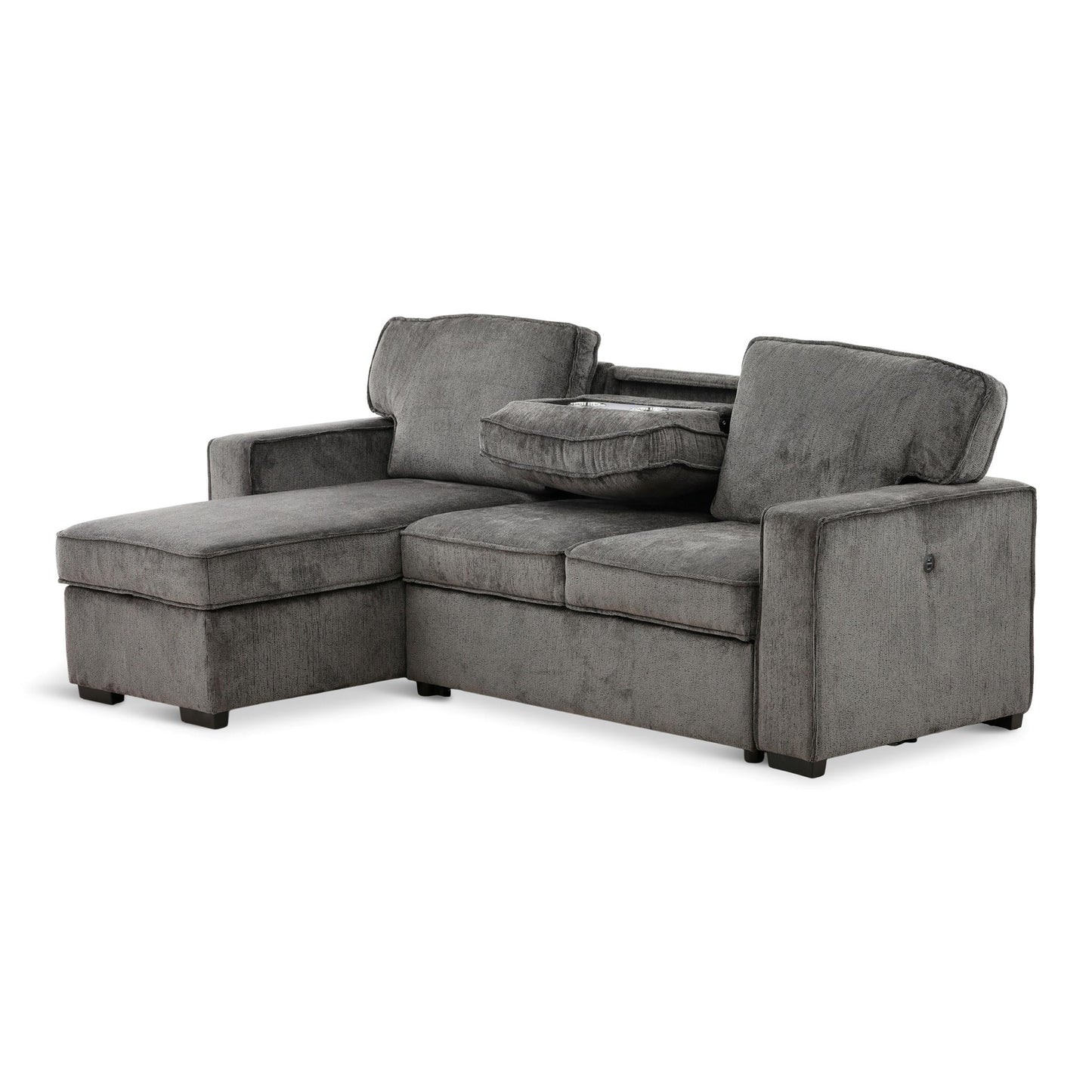 Amir 2-Piece Sectional With Sofa Bed