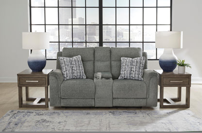 Overflow Power Reclining Console Loveseat