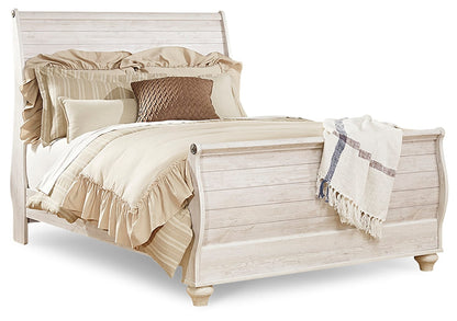 Willowton Sleigh Bed Queen
