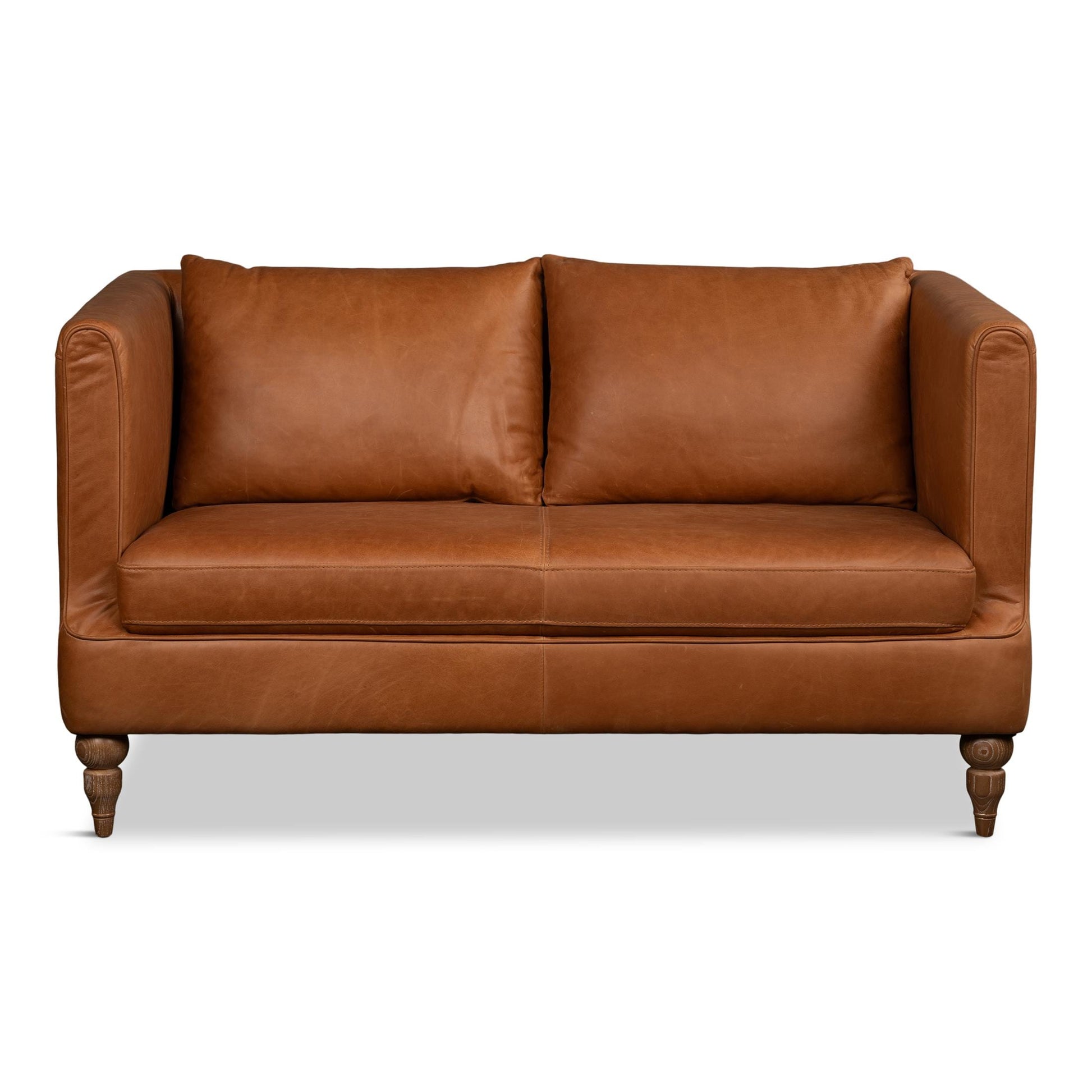 Hoffman Leather Loveseat