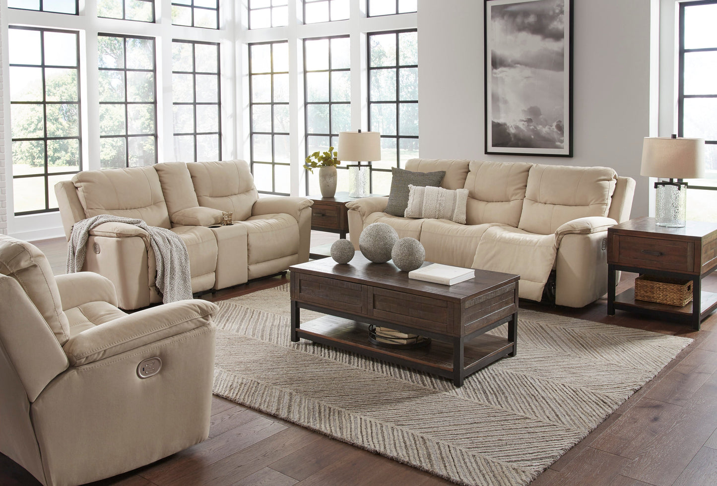 PWR REC LOVESEAT/CON/ADJ HDRST