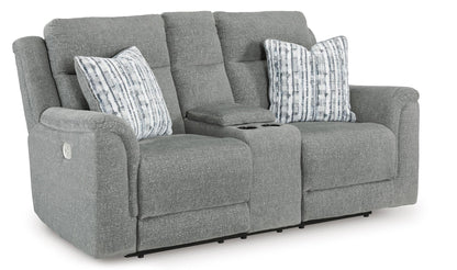 Overflow Power Reclining Console Loveseat