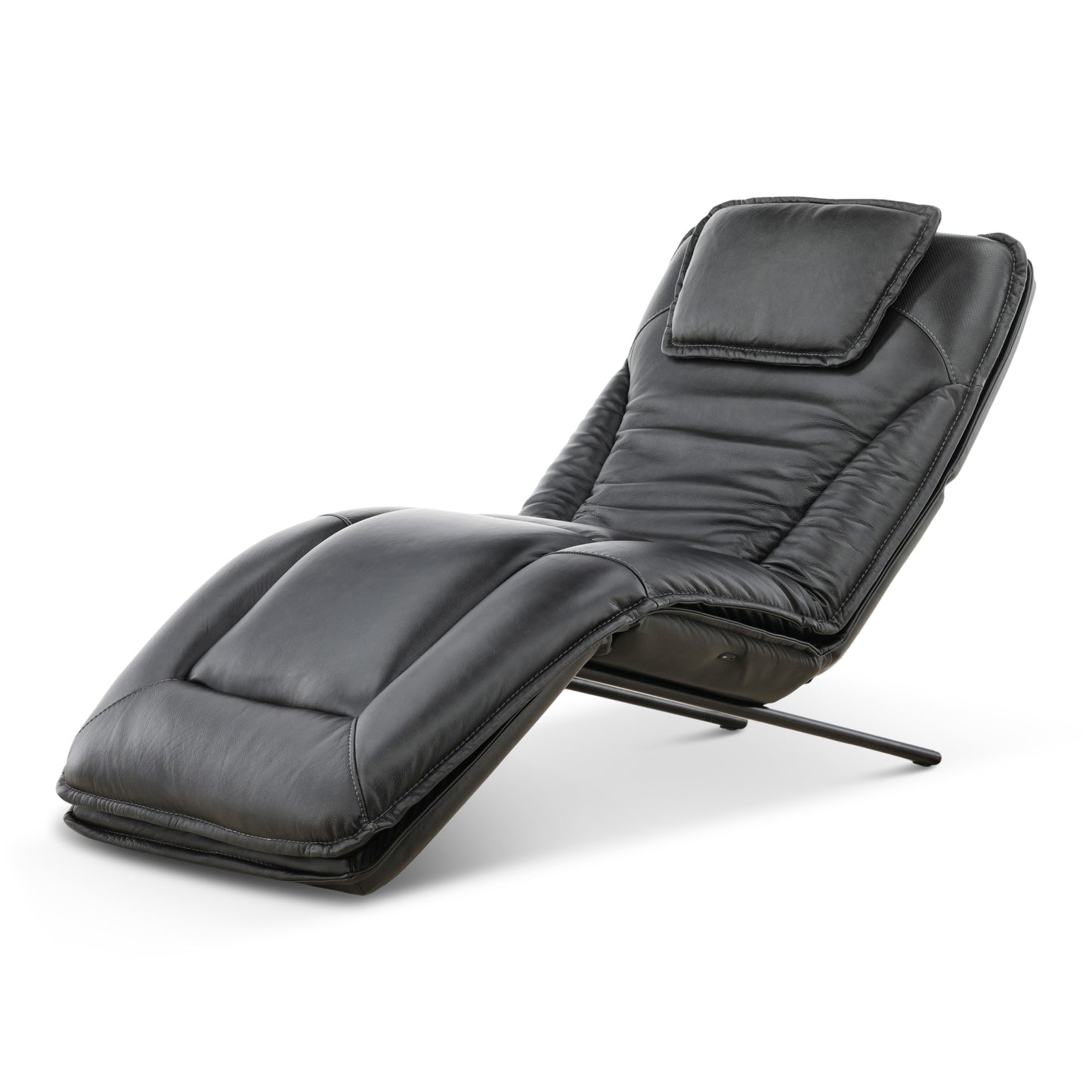 Infinity Lounger Leather Power Reclining Chaise with Audio