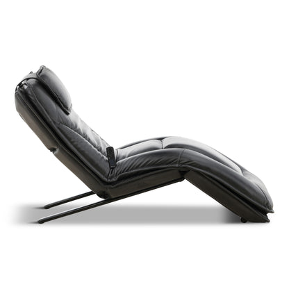 Infinity Lounger Leather Power Reclining Chaise with Audio