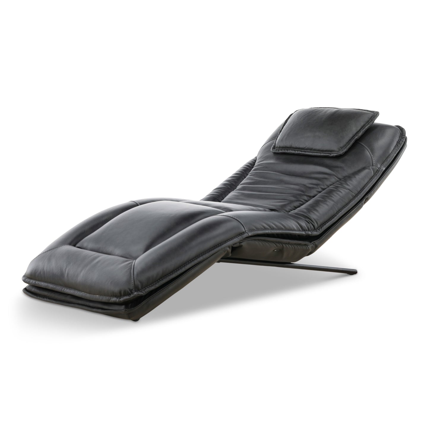 Infinity Lounger Leather Power Reclining Chaise with Audio