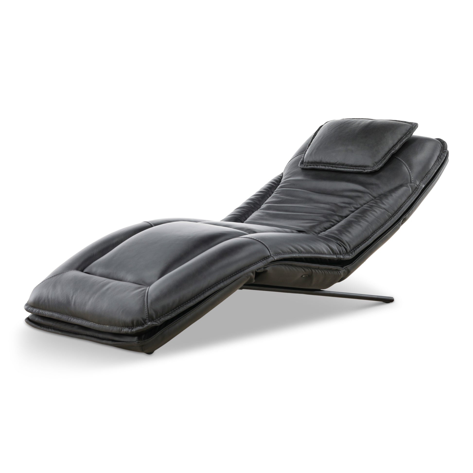 Infinity Lounger Leather Power Reclining Chaise with Audio