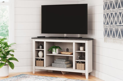 Dorrinson 48" Corner TV Stand - 4 Shelves