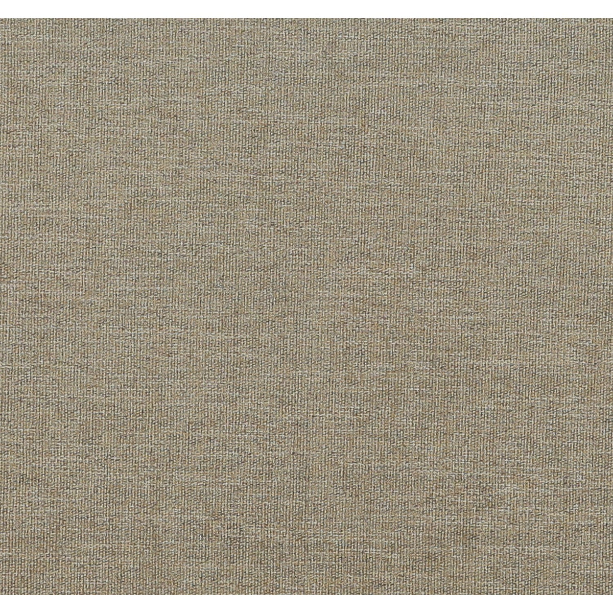 Close-up of beige woven upholstery fabric texture with fine grid pattern