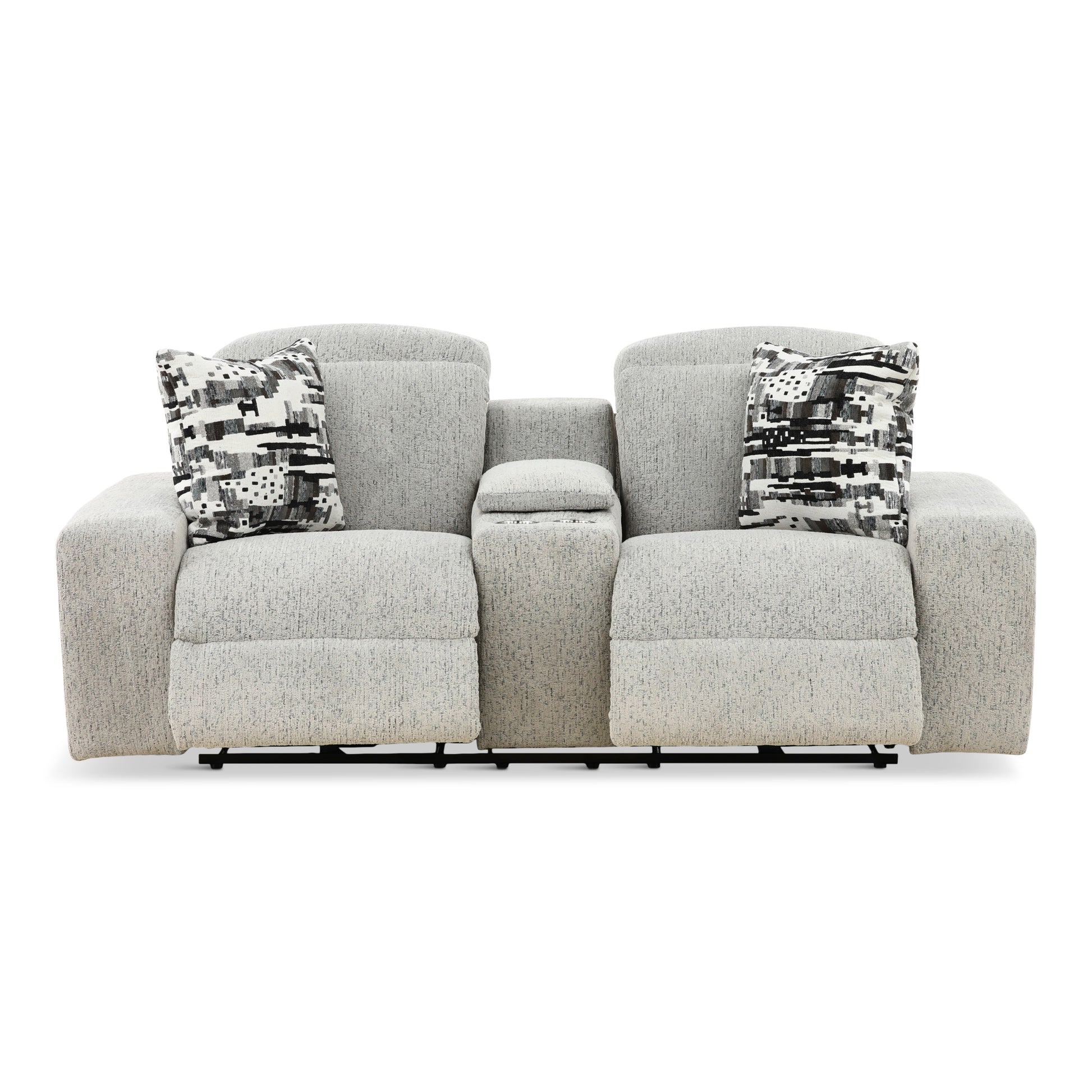 Indra Power Reclining Console Loveseat