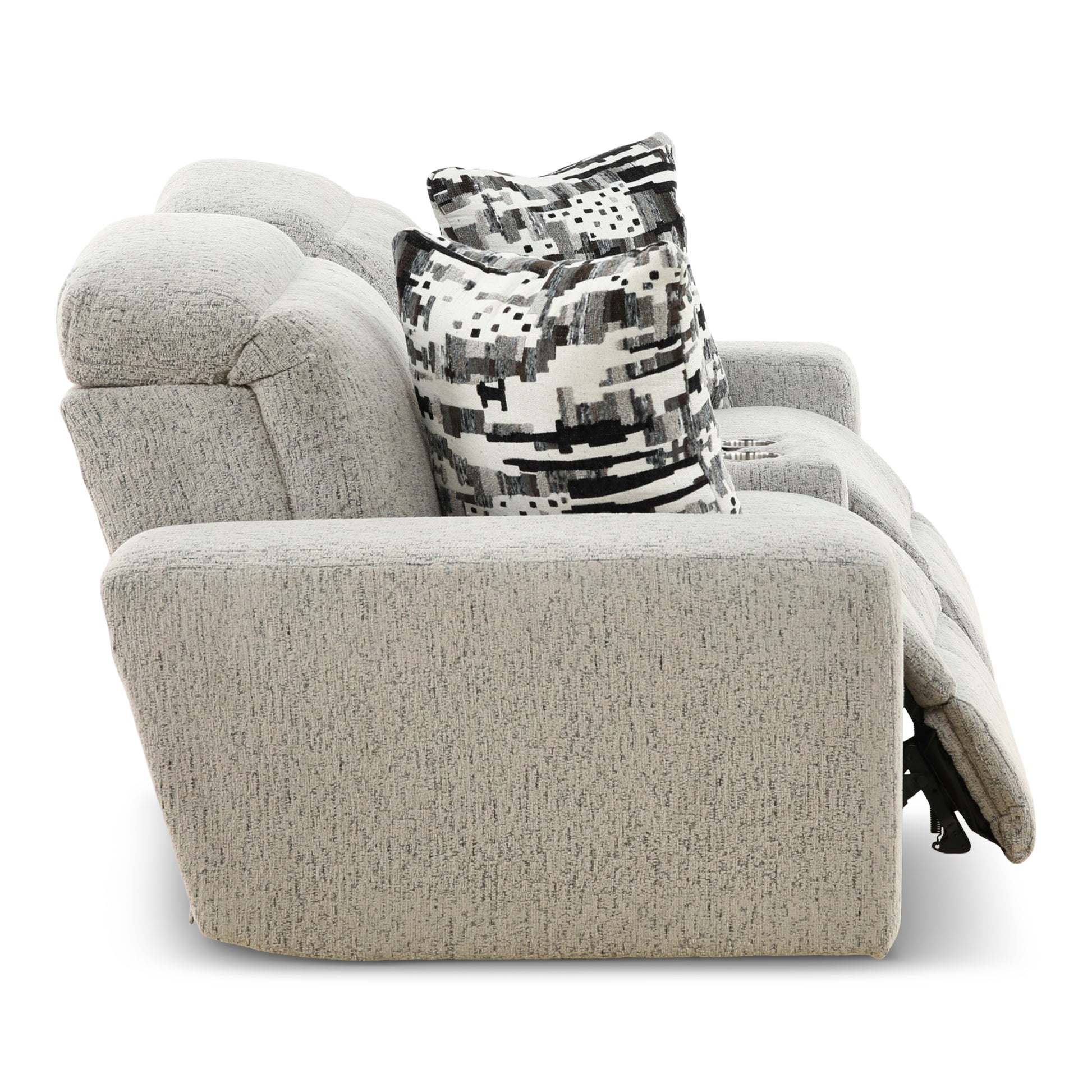 Indra Power Reclining Console Loveseat