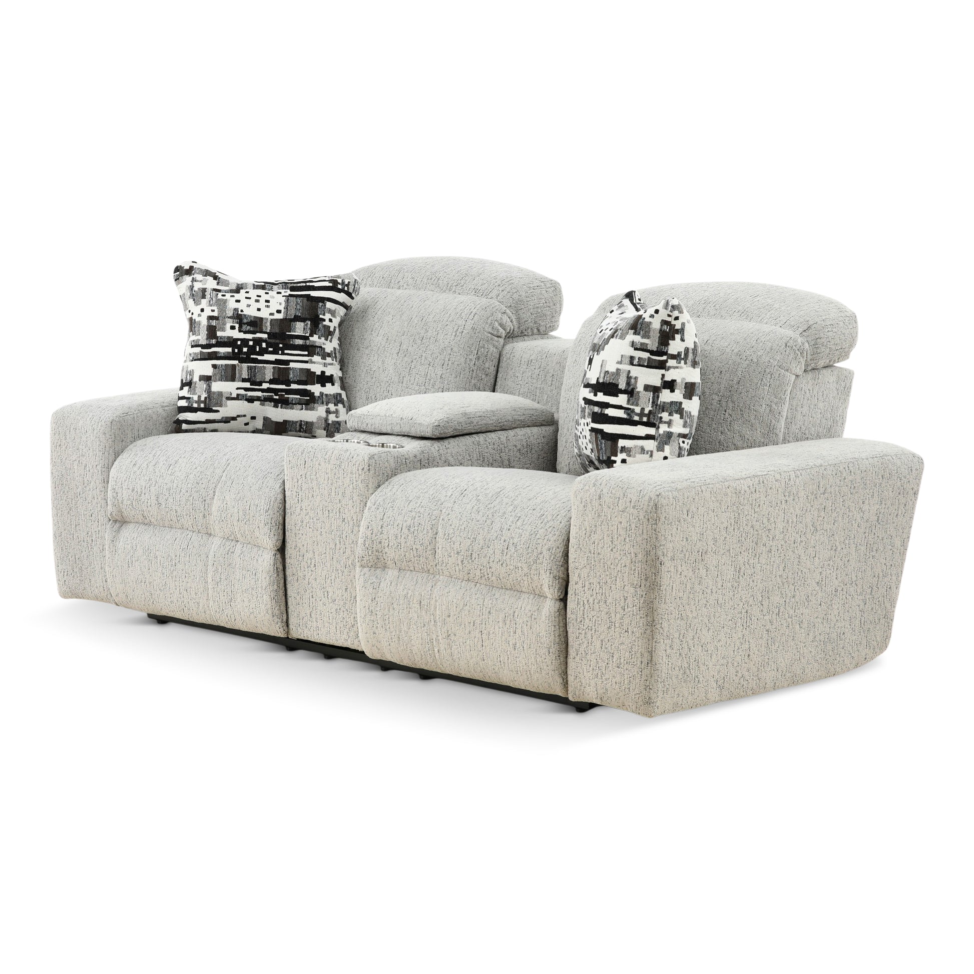 Indra Power Reclining Console Loveseat