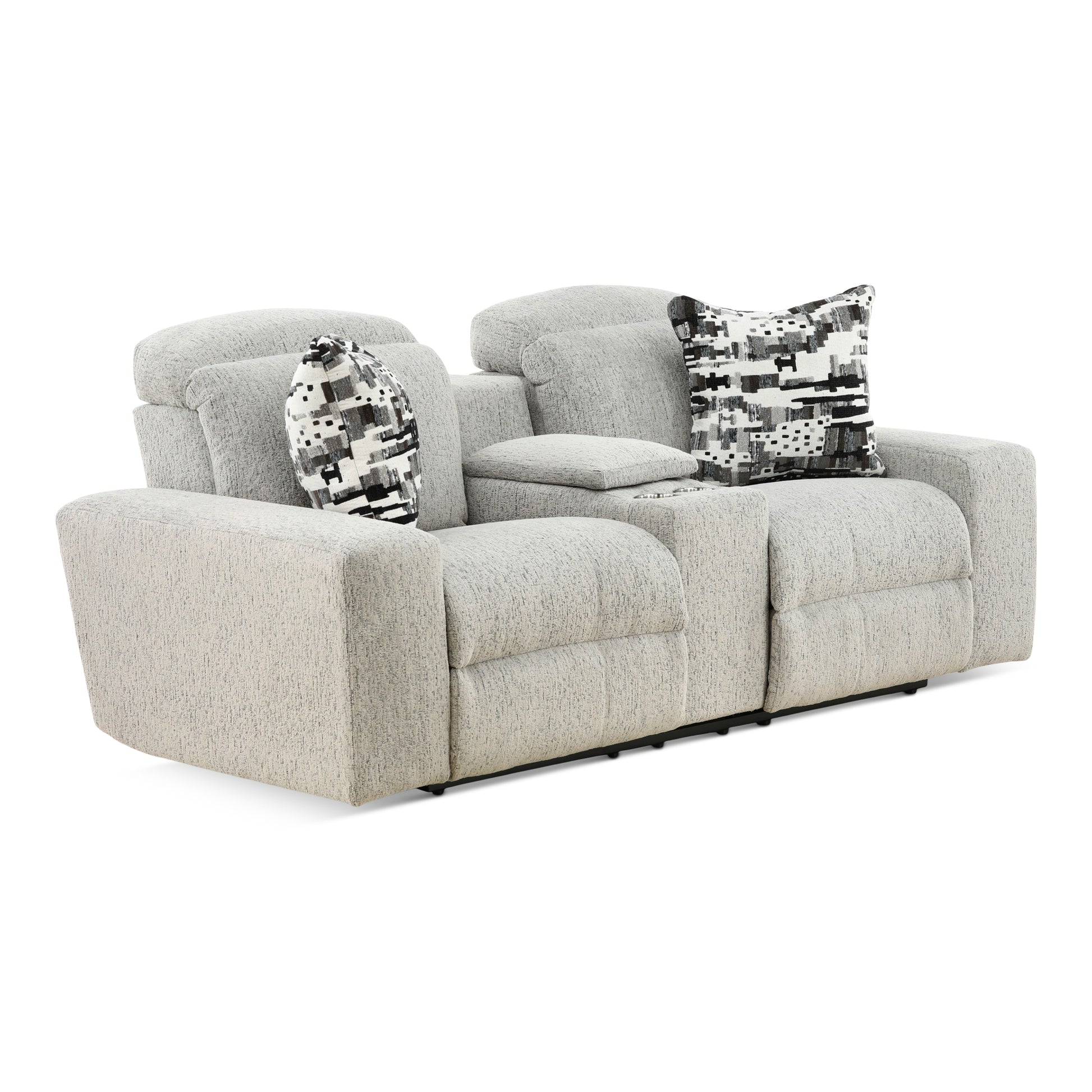 Indra Power Reclining Console Loveseat