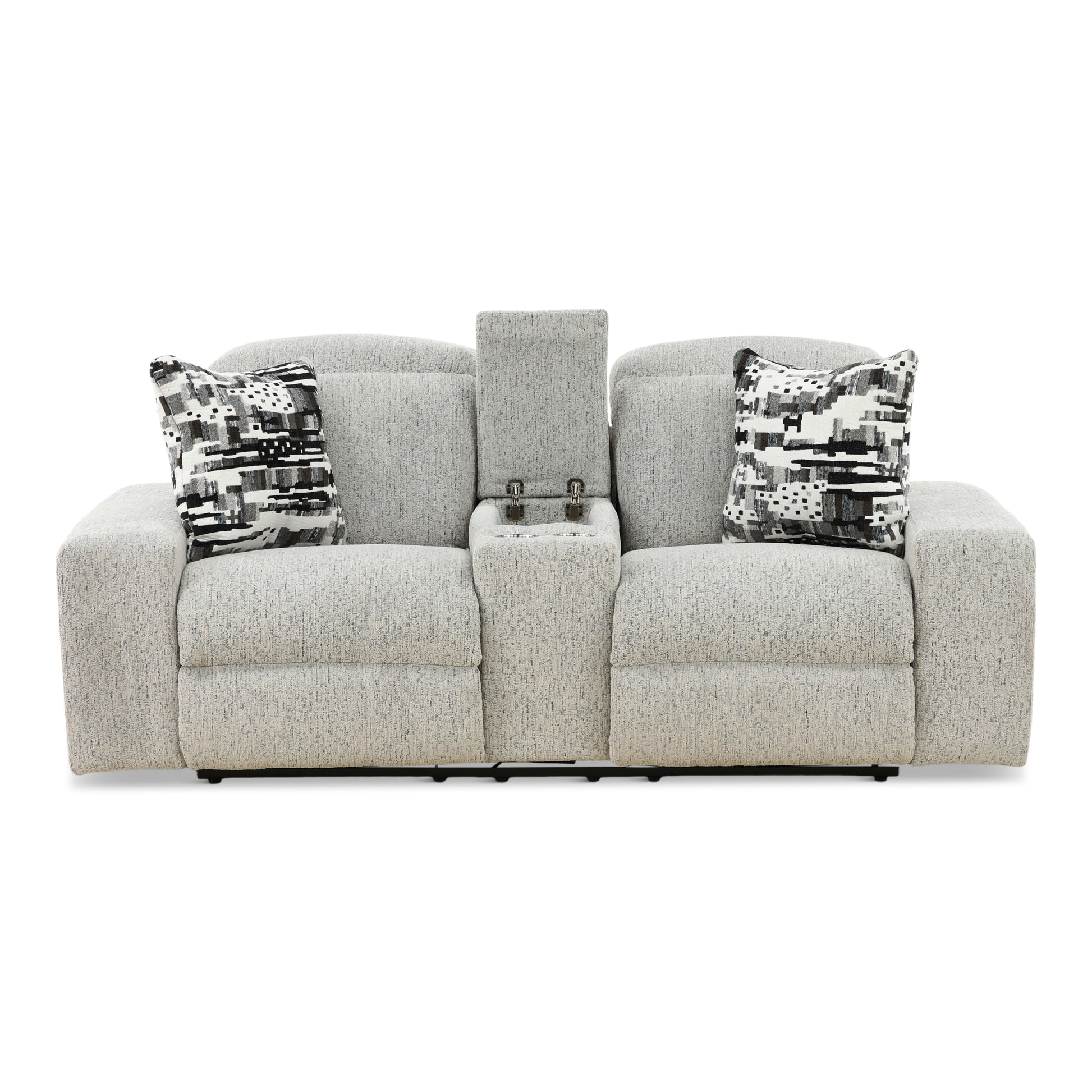 Indra Power Reclining Console Loveseat