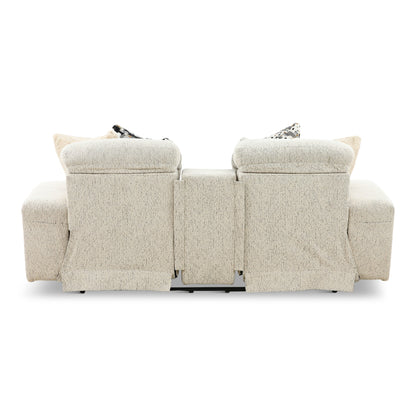 Indra Power Reclining Console Loveseat