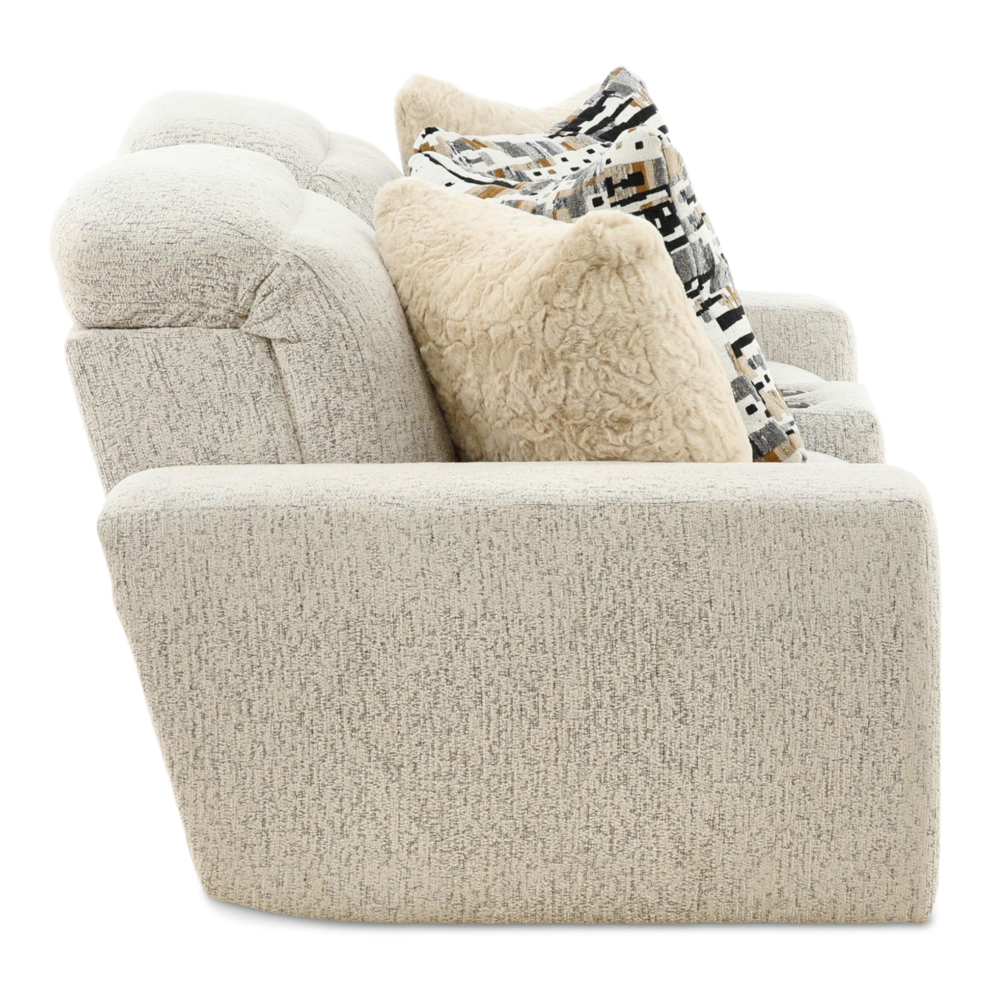 Indra Power Reclining Console Loveseat