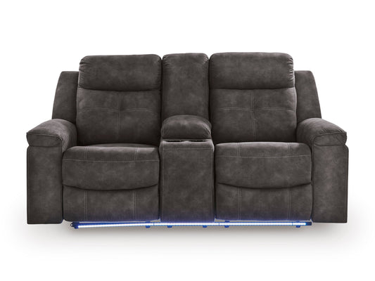 Brysonview Reclining Console Loveseat