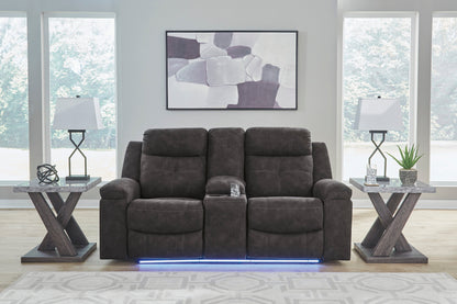 Brysonview Reclining Console Loveseat