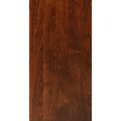 Wood dresser panel close-up with natural grain texture and smooth finish