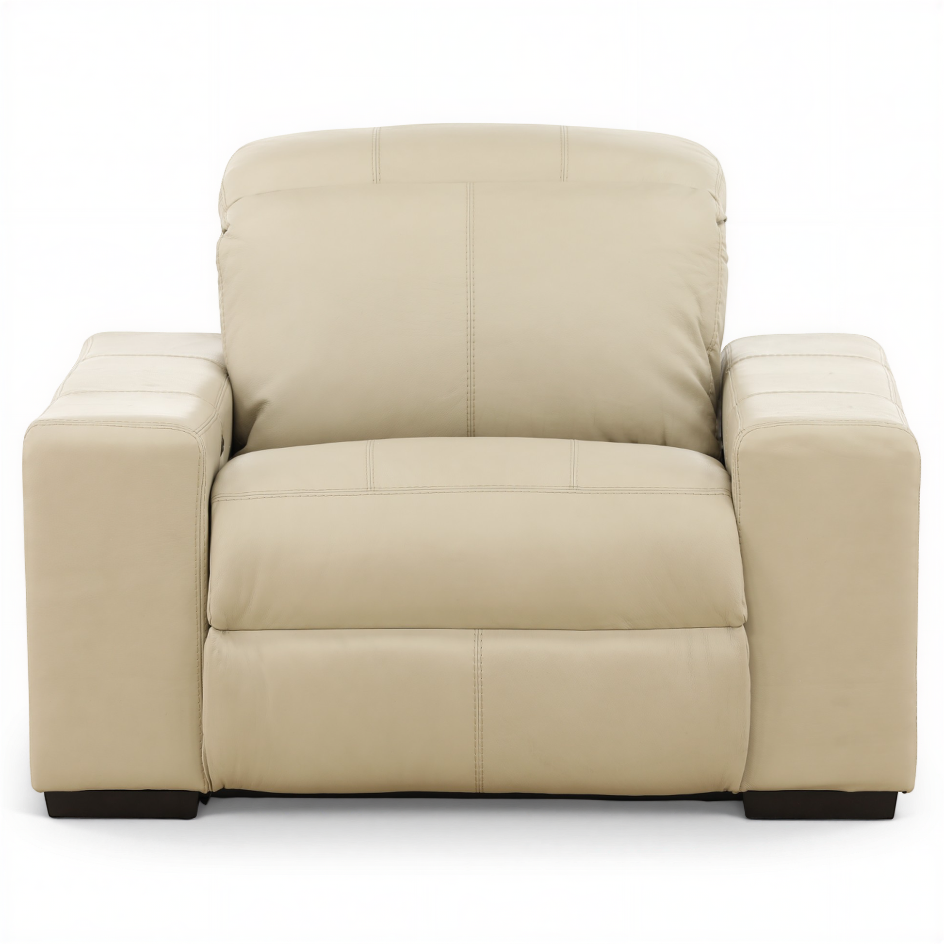 Evren Power Leather Recliner Smoke