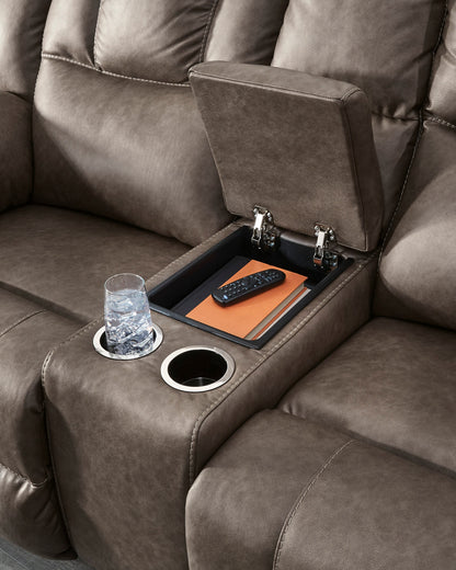 Knoxlee Reclining Console Loveseat
