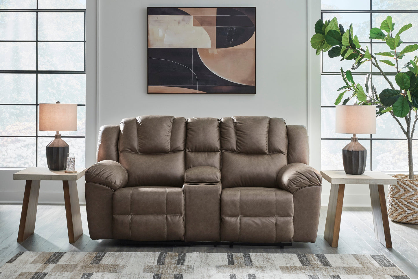Knoxlee Reclining Console Loveseat