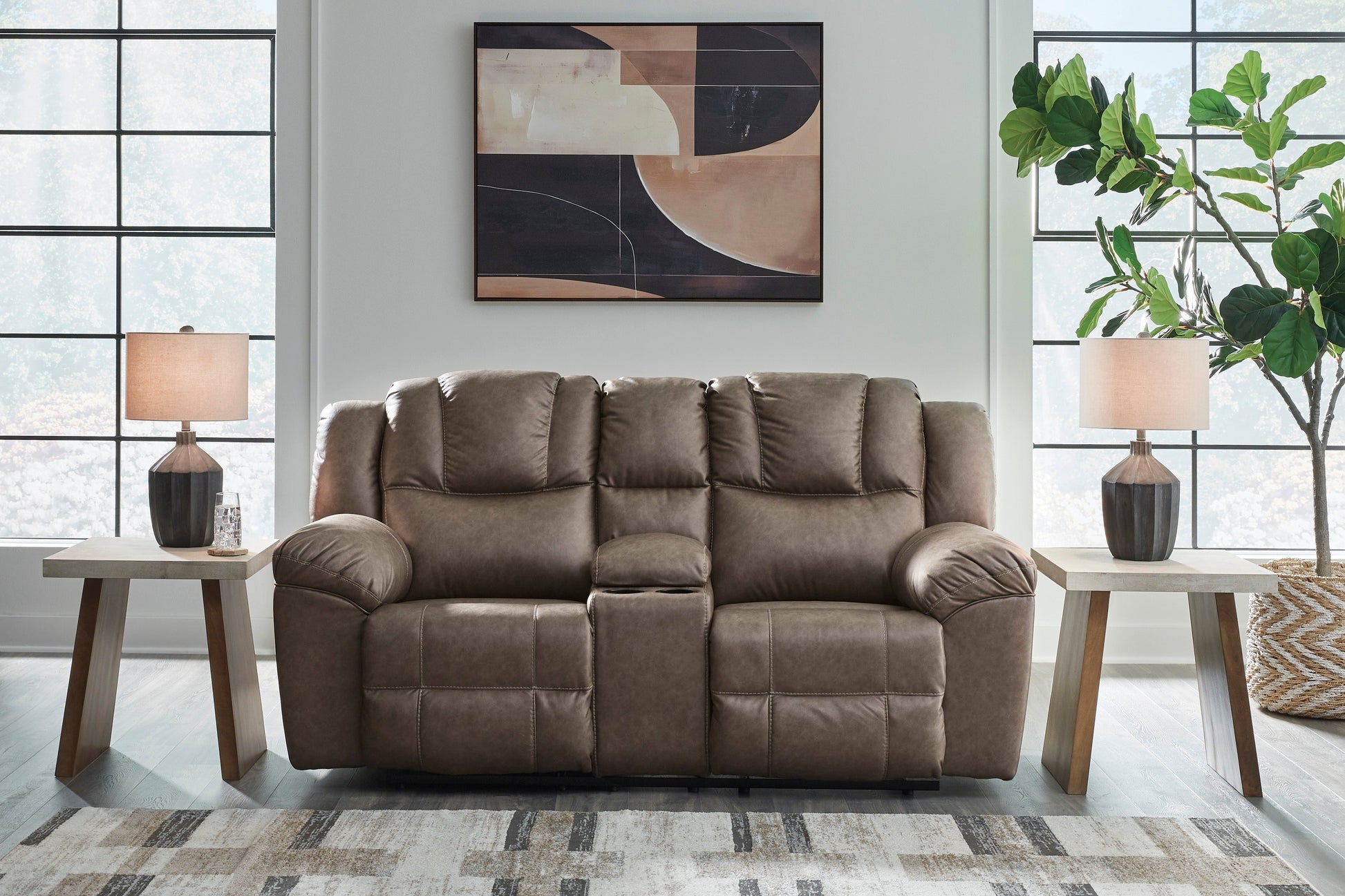 Knoxlee Reclining Console Loveseat