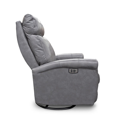 Prescott Grey Power Swivel Glider Recliner