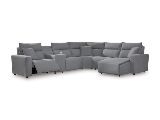 Modmax 6-Piece Power Reclining Sectional with Chaise