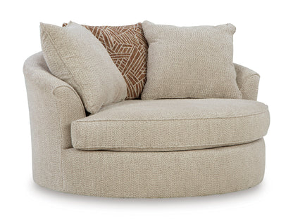 Steelwater Retreat Oversized Swivel Accent Chair