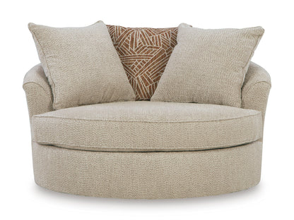 Steelwater Retreat Oversized Swivel Accent Chair