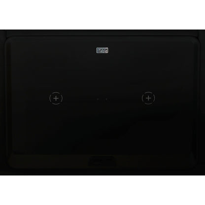 Sofa back control panel with plus and minus buttons