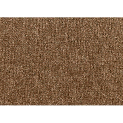 Brown woven upholstery fabric texture close-up