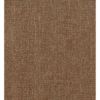 Close-up of brown woven chair upholstery texture with fine speckled pattern