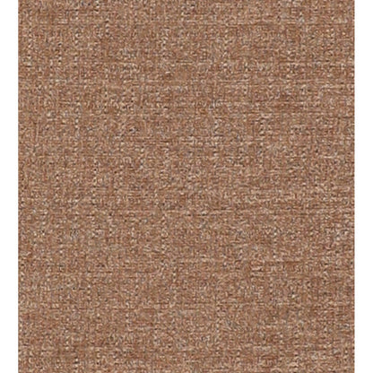 Tan woven fabric ottoman upholstery close-up, textured surface detail.