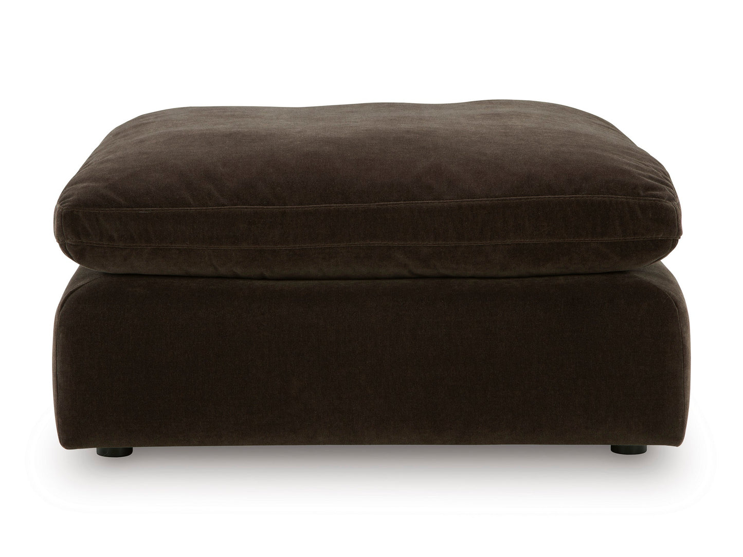 Maxton Heights Oversized Accent Ottoman Dark Brown