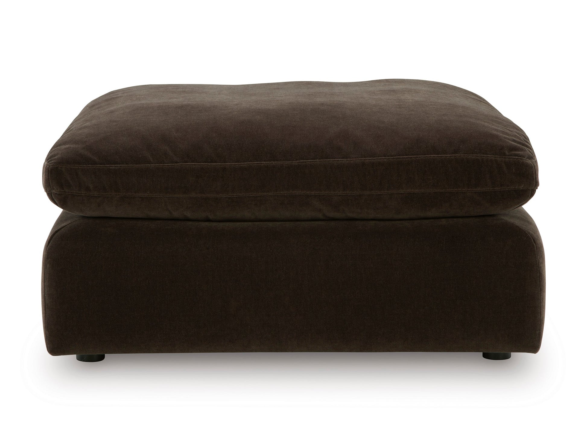 Maxton Heights Oversized Accent Ottoman Dark Brown