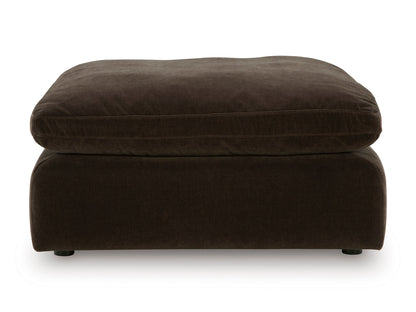 Maxton Heights Oversized Accent Ottoman Dark Brown